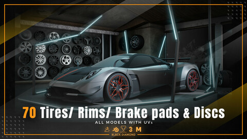 70 Tires & Rims & Brake pads & Discs Models