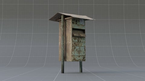 Old mailbox | LowPoly model