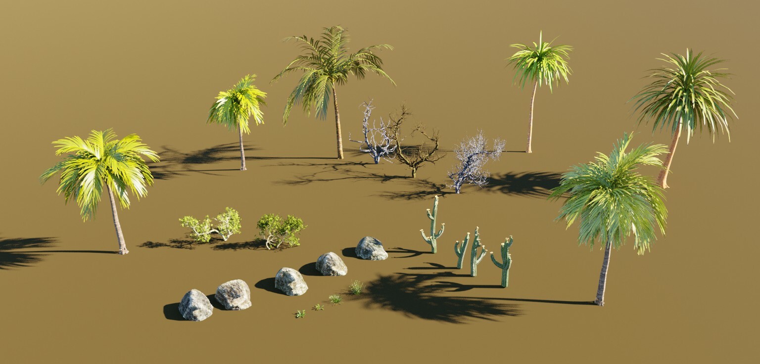 ArtStation - Towards the oasis | Game Assets