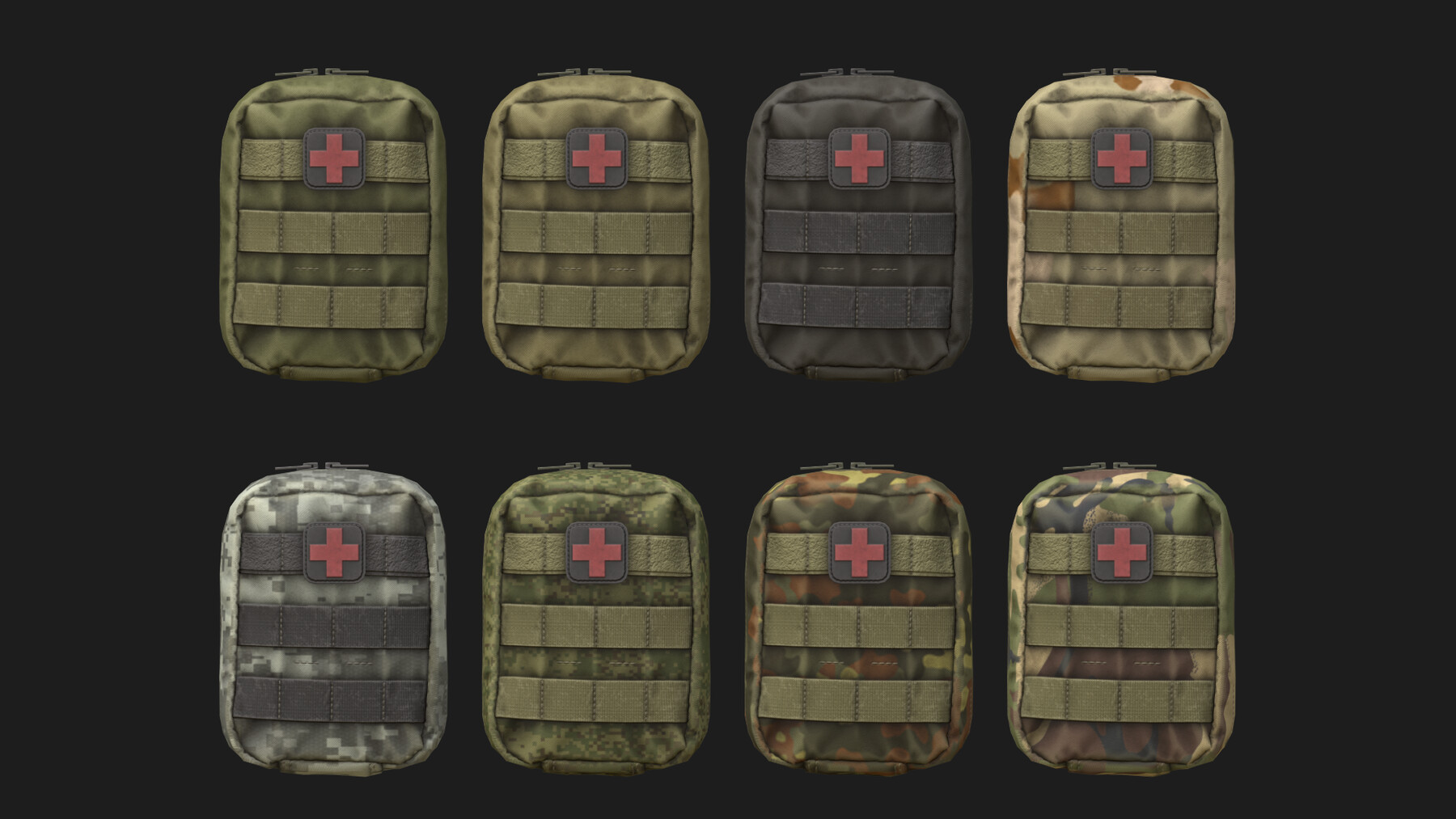 ArtStation - Tactical FIRST AID KIT game ready | Game Assets