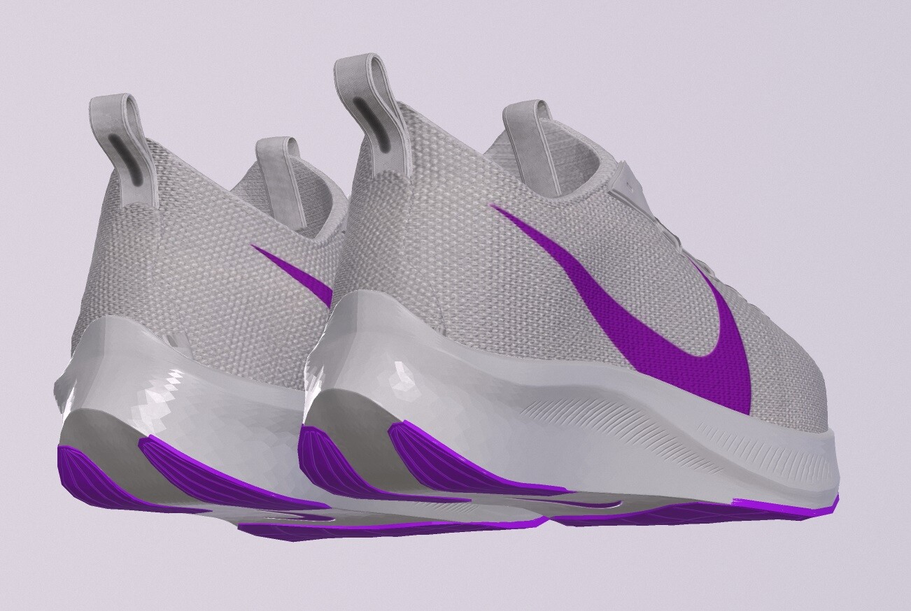 ArtStation NIKE RUNNING SHOES lowpoly PBR Game Assets