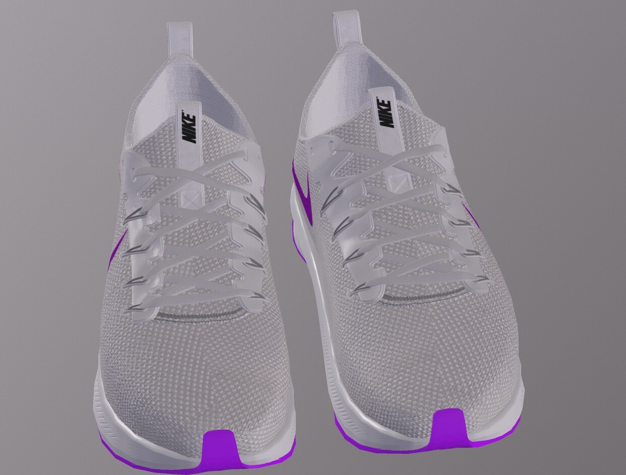 ArtStation NIKE RUNNING SHOES lowpoly PBR Game Assets