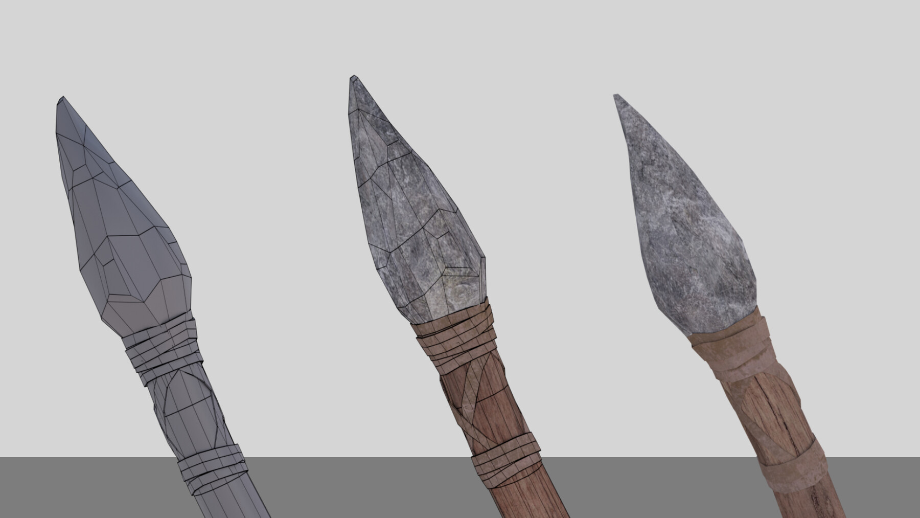 ArtStation - Stone Weapons pack | Game Assets