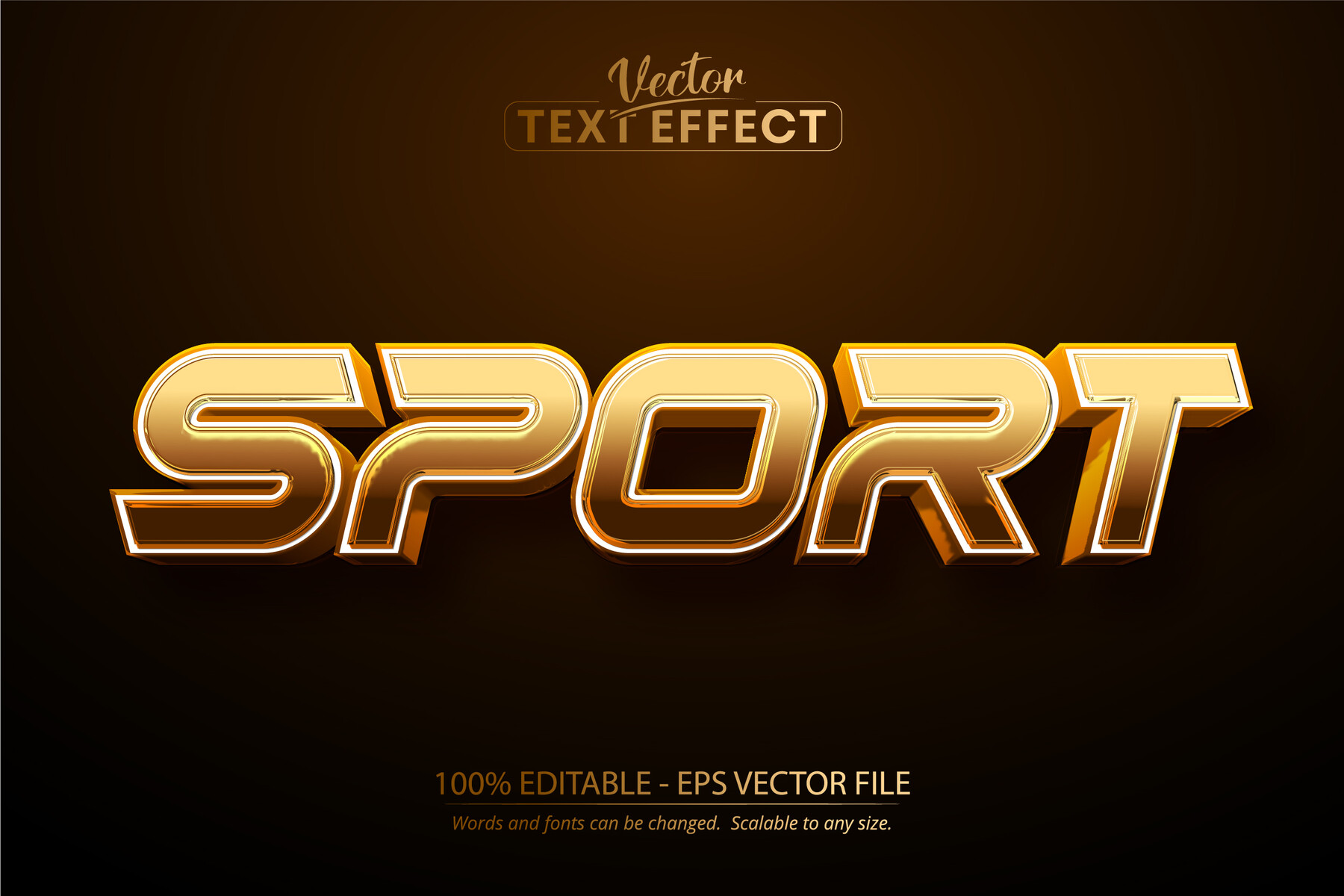 Спорт вектор. Edit effect