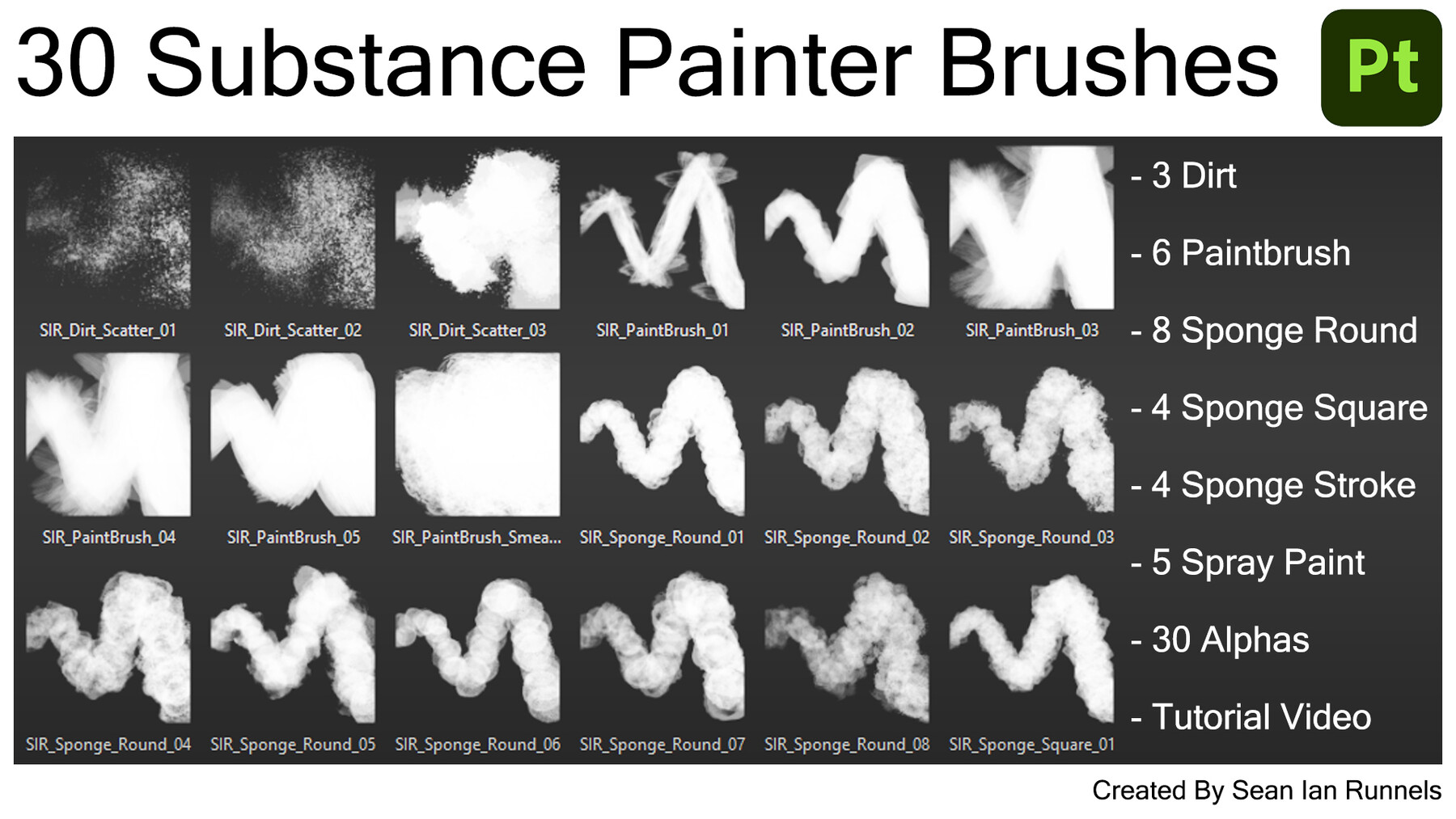 ArtStation Substance Painter Brushes Vol.2 Brushes