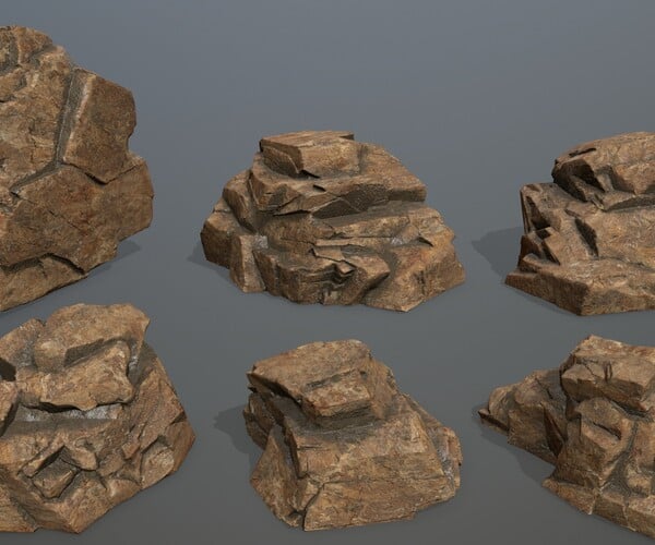 ArtStation - Rock Set | Game Assets