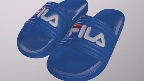 FILA SLIDE-SHOES low-poly PBR