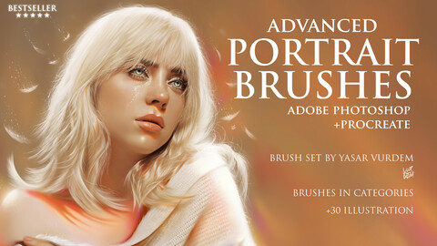 ArtStation - Hand-painted Gouache Brushes for Photoshop and Procreate