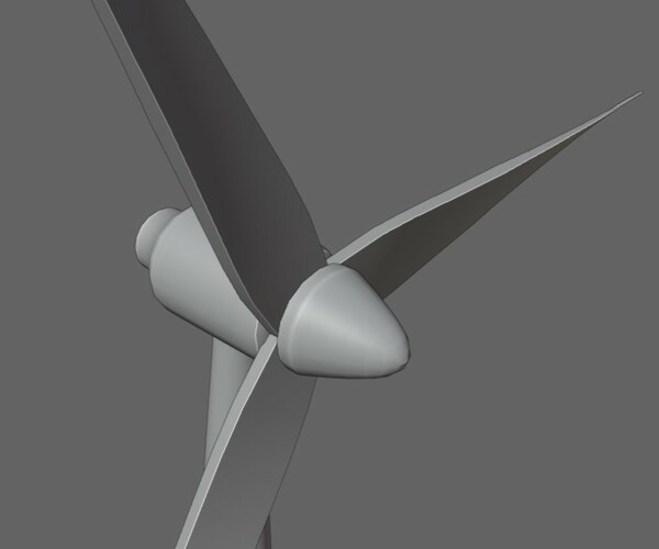 ArtStation - Wind Generator - Gerador eolico Low-poly 3D model | Game ...