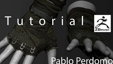 Video Tutorial Complex Clothes Gloves Zbrush