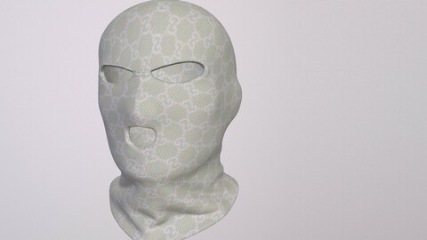 GUCCI GHOST BALACLAVA low-poly PBR