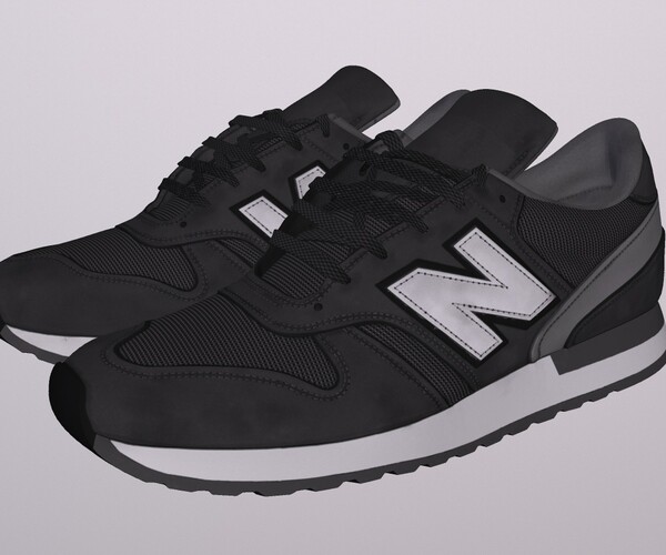 ArtStation - NEW BALANCE 777 SHOES low-poly PBR | Game Assets