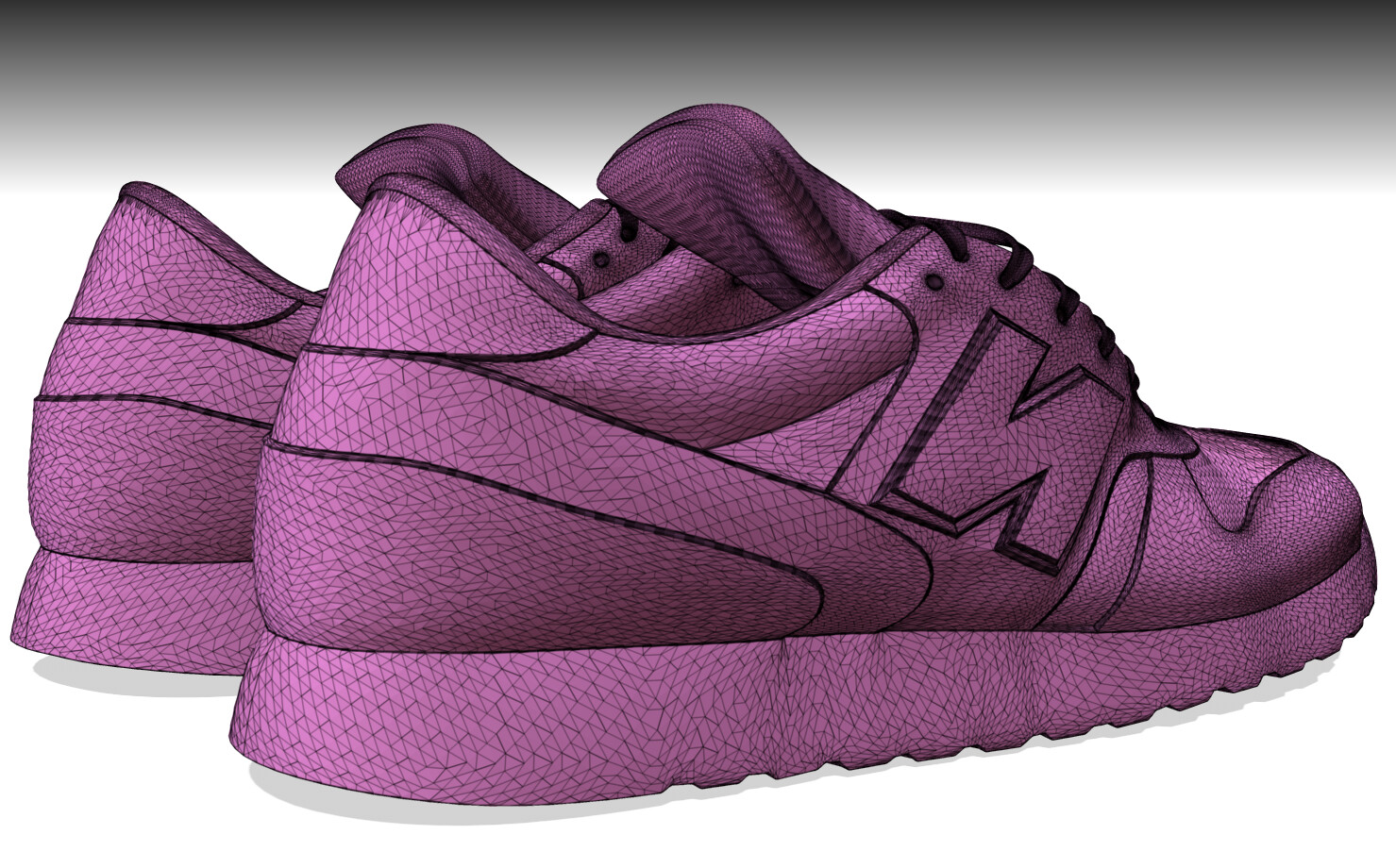 NEW BALANCE 777 SHOES low poly PBR