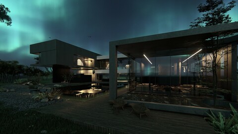 Beach villa Revit Lumion