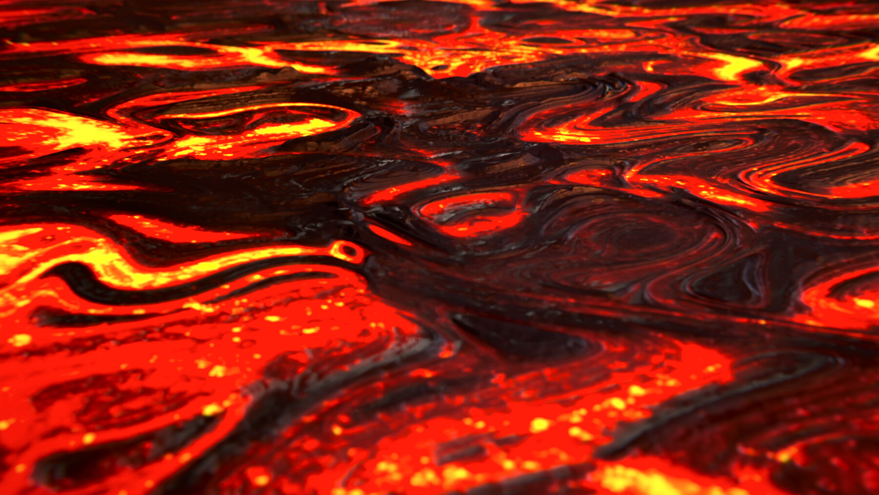 ArtStation - Lava ground stylised / semi - SBSAR / SBS | Resources