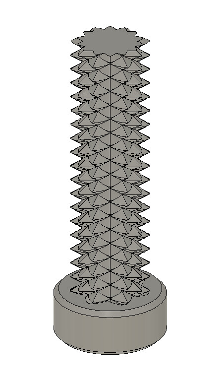 ArtStation - 2 Way screw STP source file | Resources