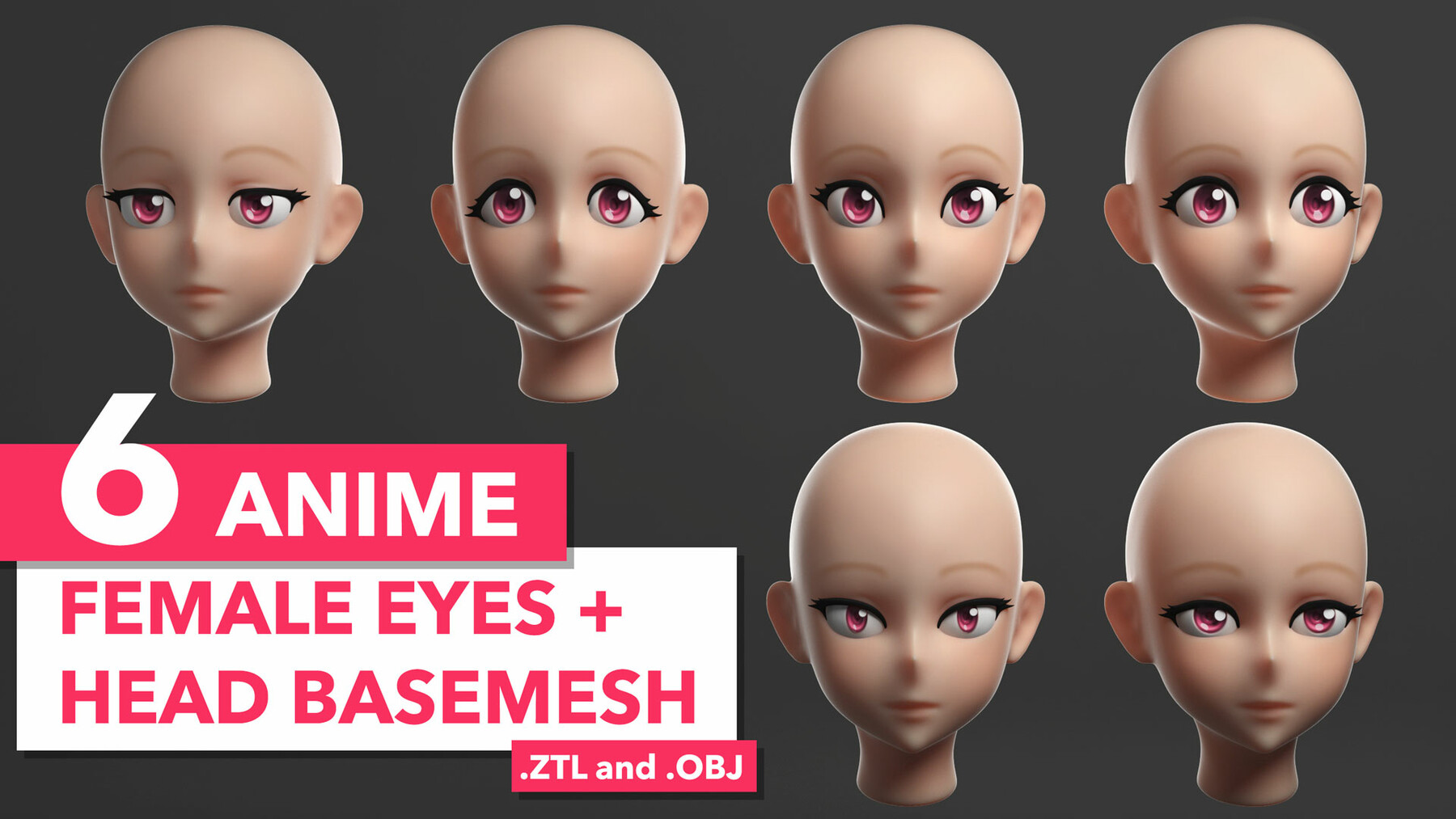 Anime face reference  3D model by NuruiGumi NuruiGumi 320311e