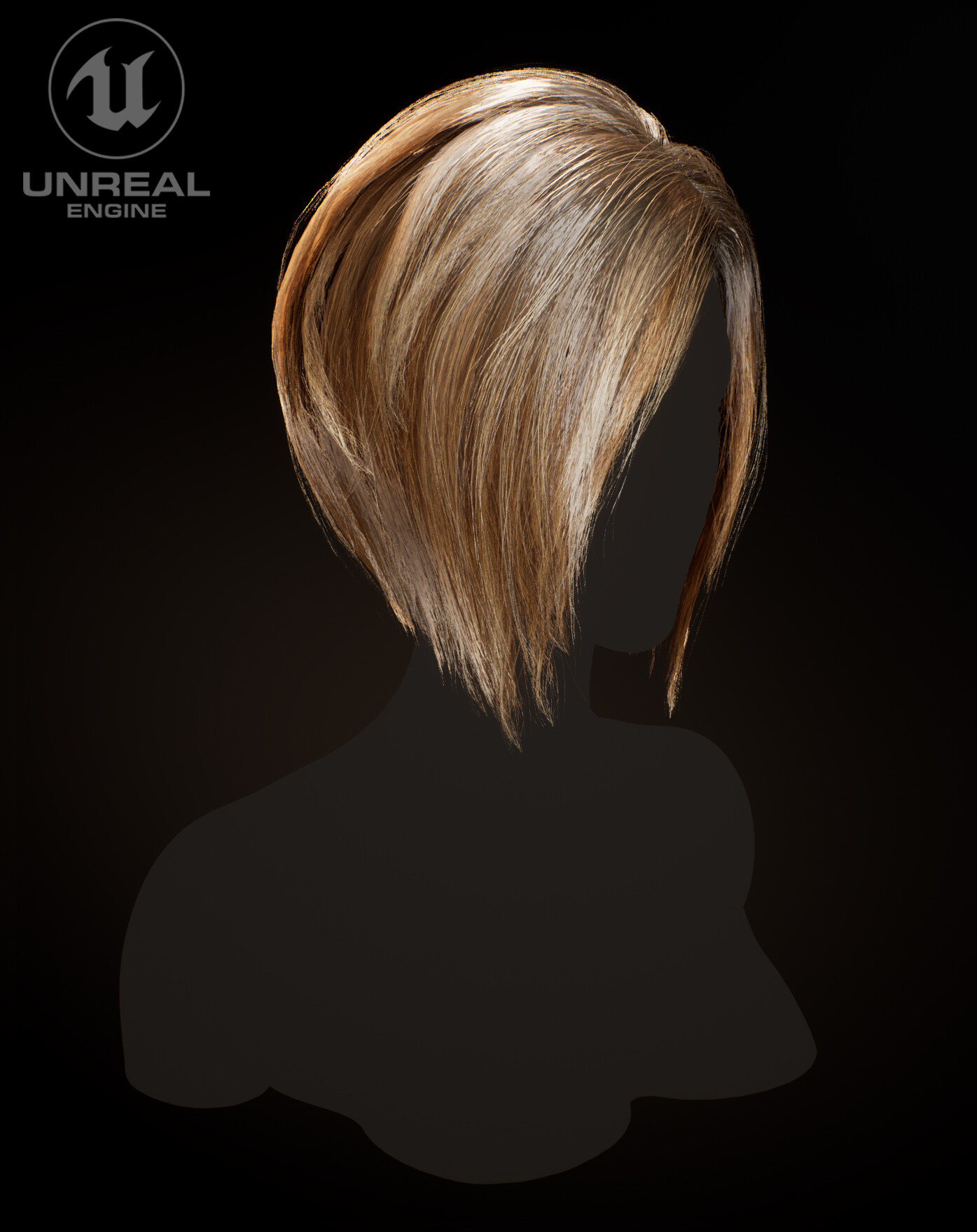 ArtStation - Game-ready Hairstyle Bob | Game Assets