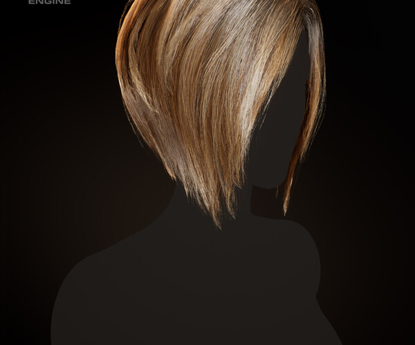 ArtStation - Game-ready Hairstyle Bob | Game Assets