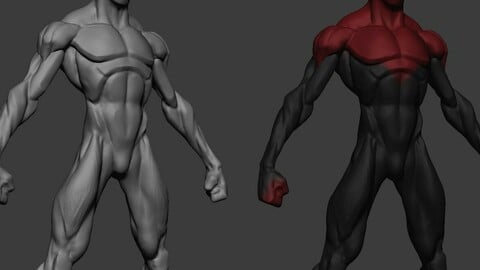 Stylized Basebody Male (Sketch)