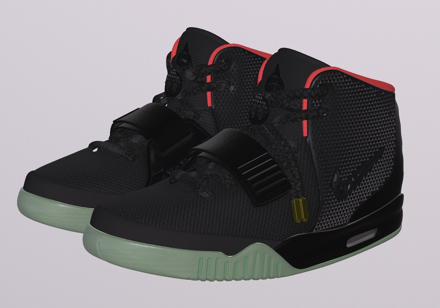 slang Carrière herberg ArtStation - NIKE AIR YEEZY 2 SHOES low-poly PBR | Game Assets
