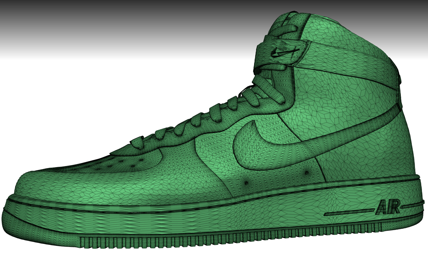 Nike Air Force 1 PSD Shoe Template