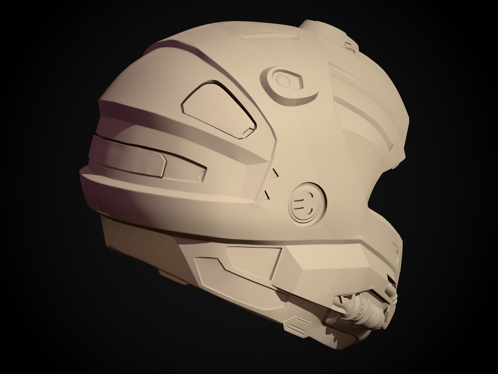 ArtStation - printable scifi halo CQB Helmet 3D print model (STL ...