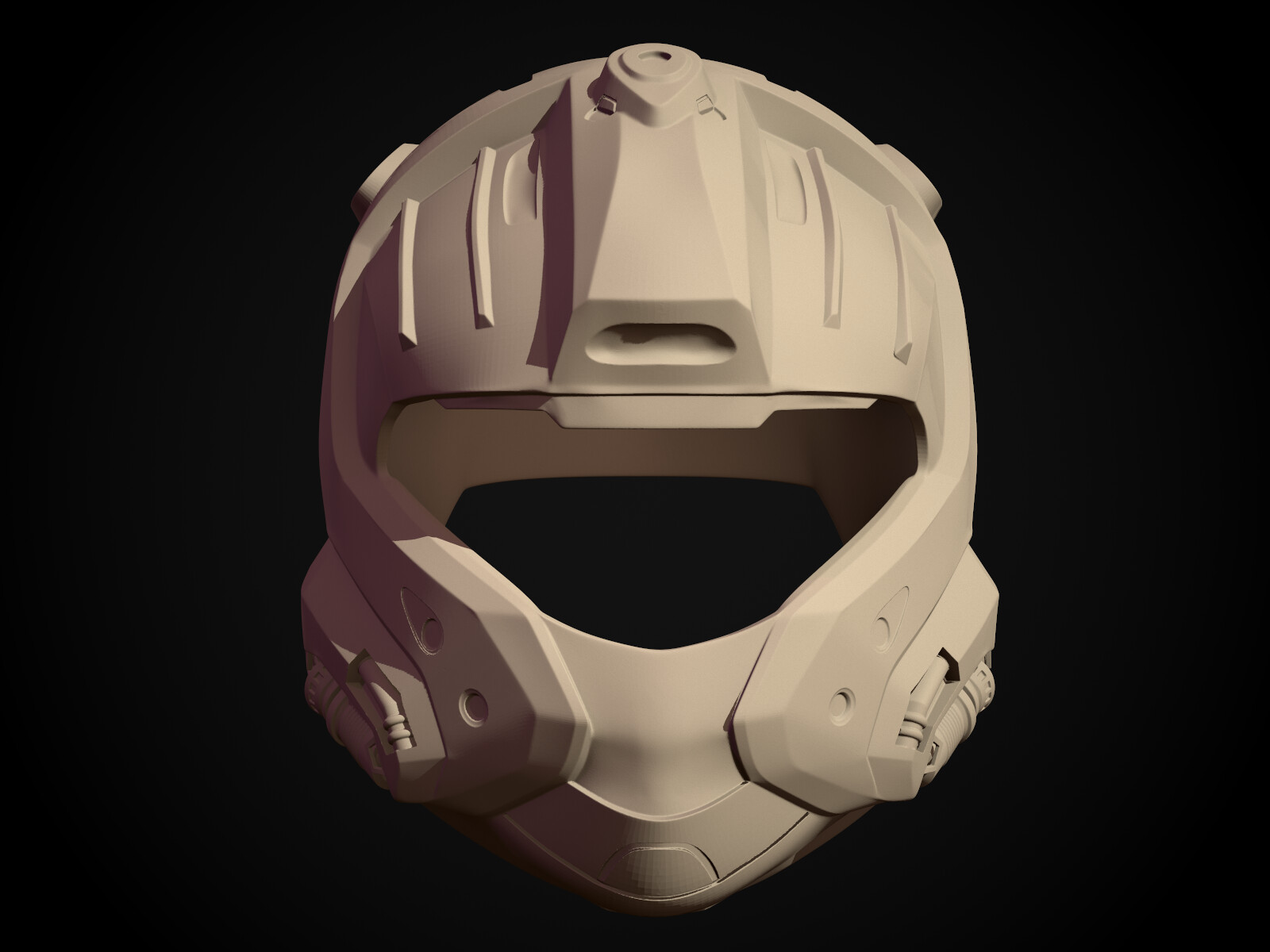 ArtStation - printable scifi halo CQB Helmet 3D print model | Resources