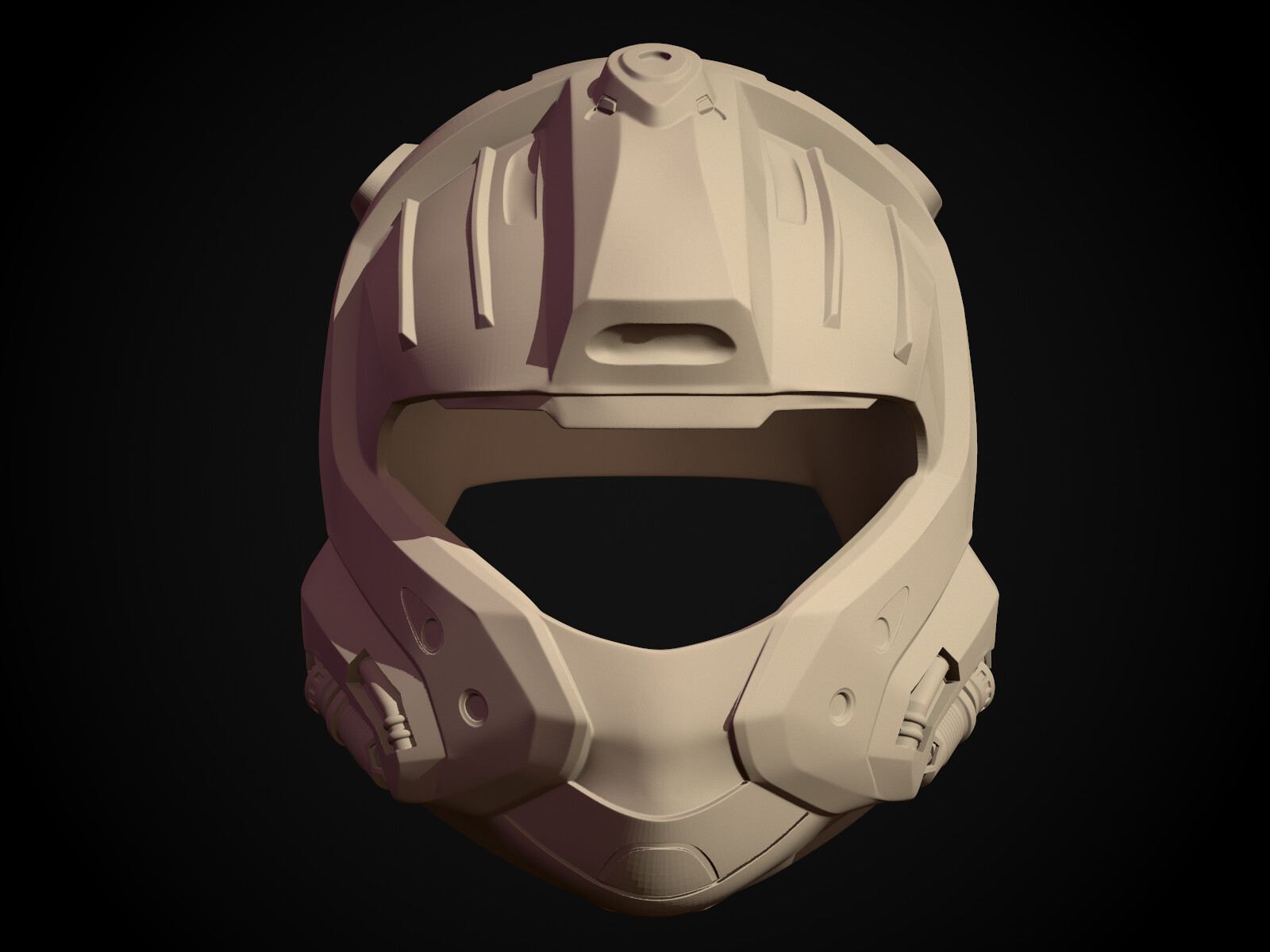 ArtStation - printable scifi halo CQB Helmet 3D print model (STL ...