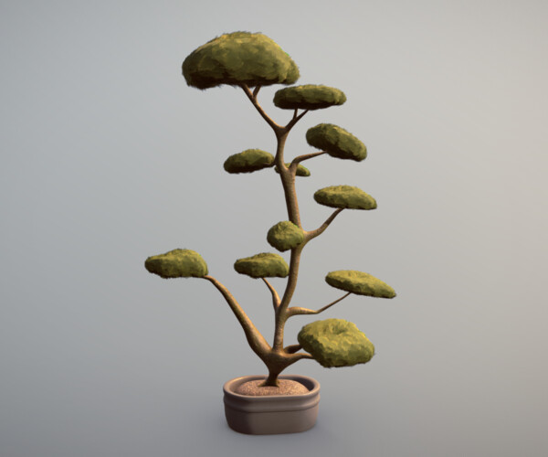 ArtStation Bonsai Tree Game Assets