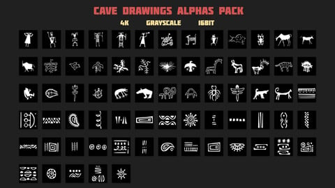 Cave Drawings Alphas Pack