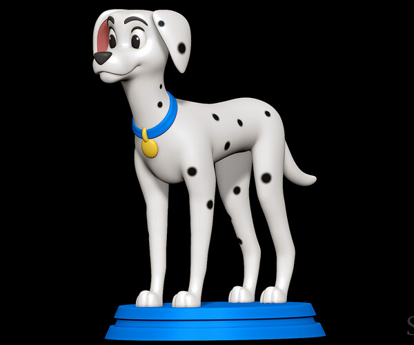 Artstation Perdita 101 Dalmatians 3d Print Model Resources