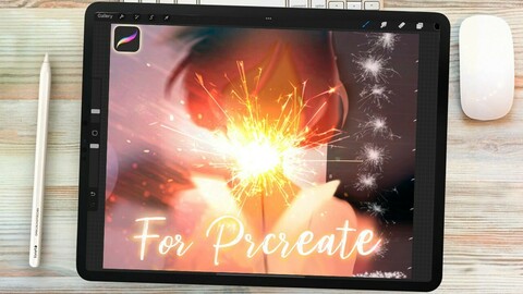 Sparklers Brushes for Procreate