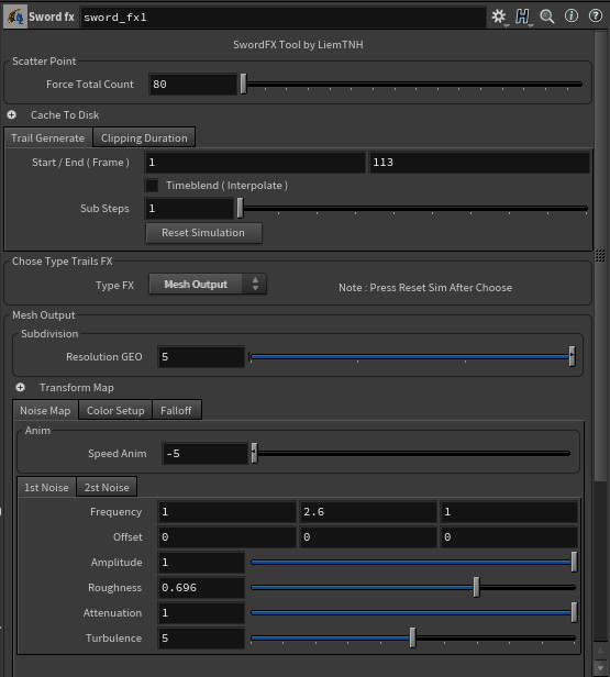 ArtStation - Sword Trail Tools | HOUDINI | Resources