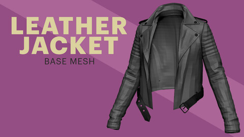 Leather Jacket - Basemesh