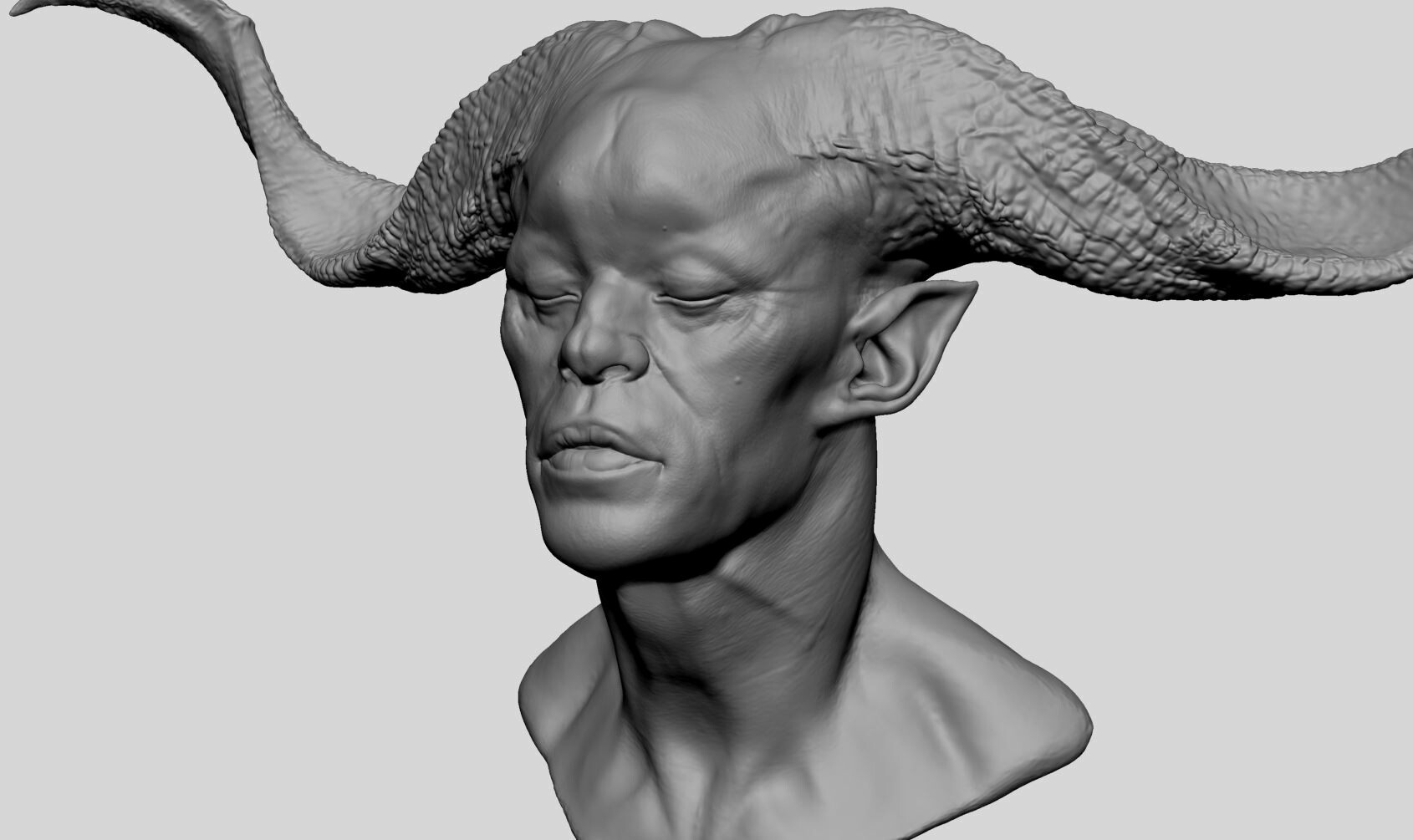 Artstation - Fantasy Creature Head 08 