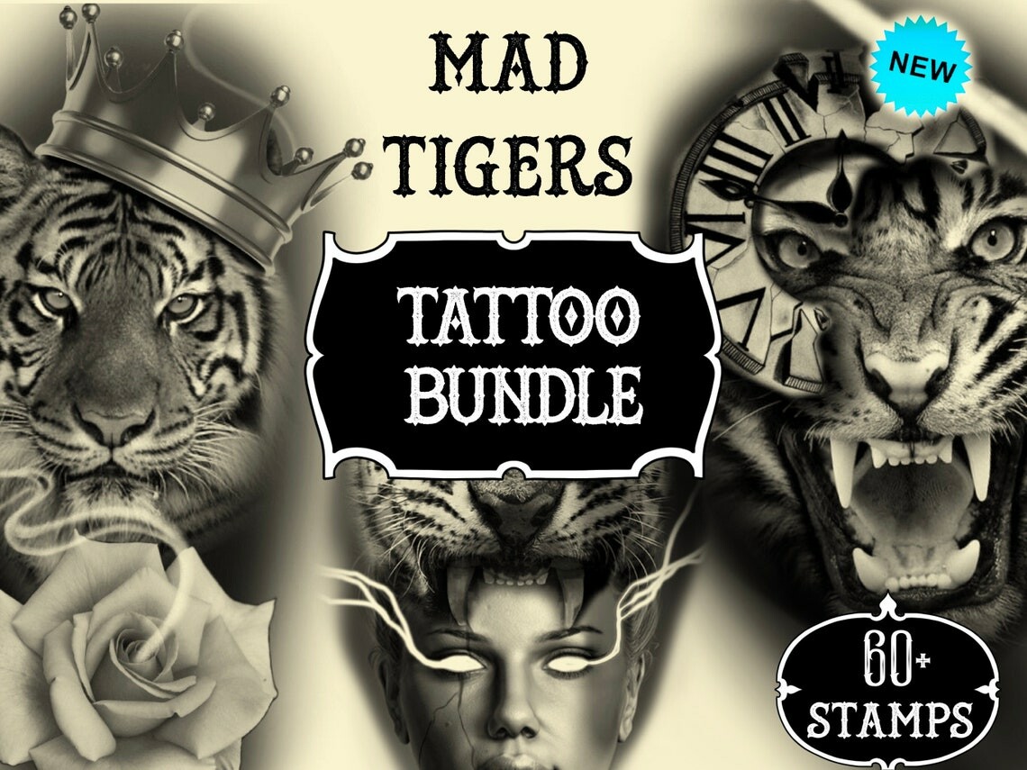 Tattoo Kit Tattoo Stencil Reusable Tiger Dragon - Temu