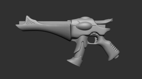Cosplay Shuriken Pistol for 3D printing