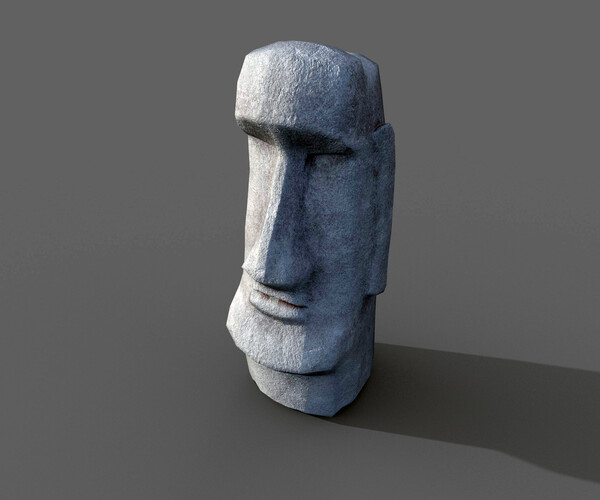 ArtStation - Moai Stone Idol | Resources