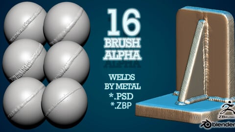Brush and alpha package for weld simulation