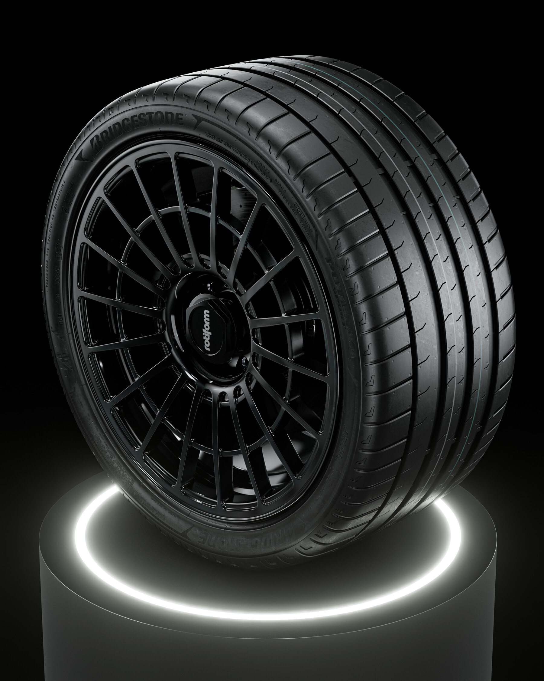 Bridgestone Potenza Sport 285/35 ZR21 105Y (Real World Details)