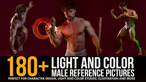 180+ Light and Color Male Reference Pictures