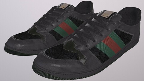 GUCCI SCREENER SHOES low-poly PBR