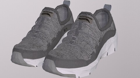 SKECHERS ATHLETICS SHOES low-poly PBR