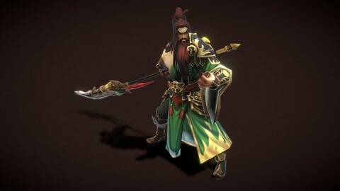 Fantasy Chess RPG Character - Guanyu