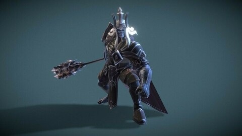 Fantasy Chess RPG Character - Skelking