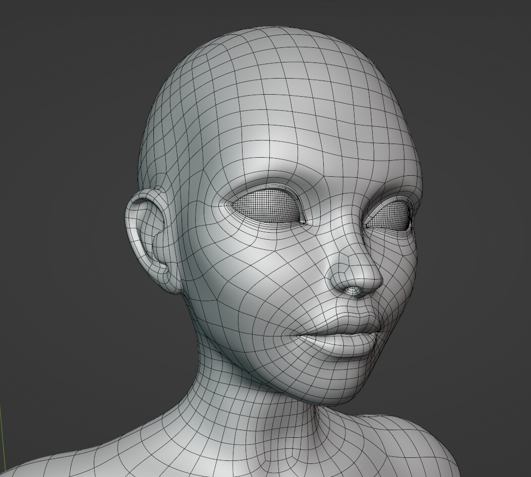 ArtStation - Stylised Female Basemesh (Stylized) | Resources