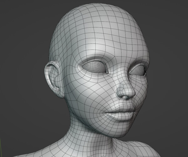 ArtStation - Stylised Female Basemesh (Stylized) | Resources