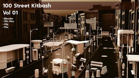 100 Street Kitbash Vol.01