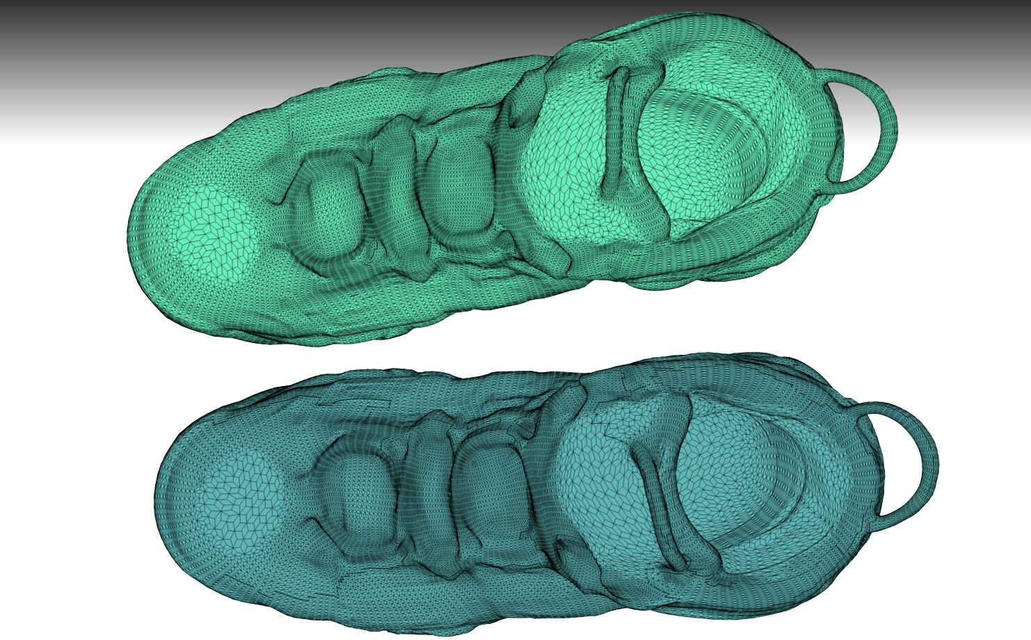 ArtStation - NIKE AIR UPTEMPO x SUPREME SHOES low-poly PBR